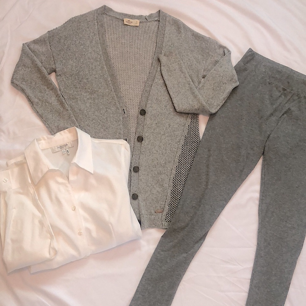 ➡️ Bundle Hollister Sweater, Shirt, Pant Leggings